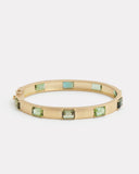 Emerald Cut Green Tourmaline Bracelet