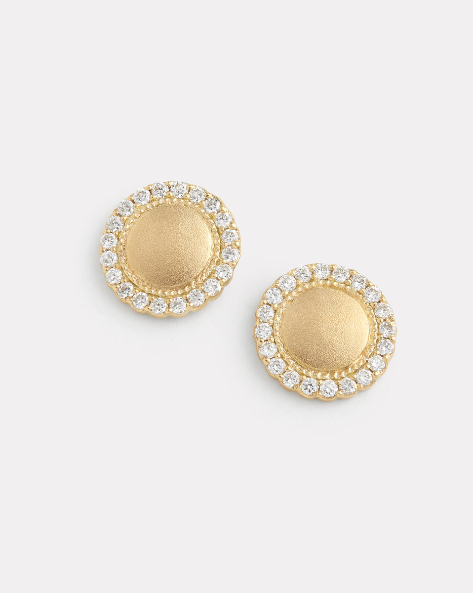Diamond Edge Disc Studs