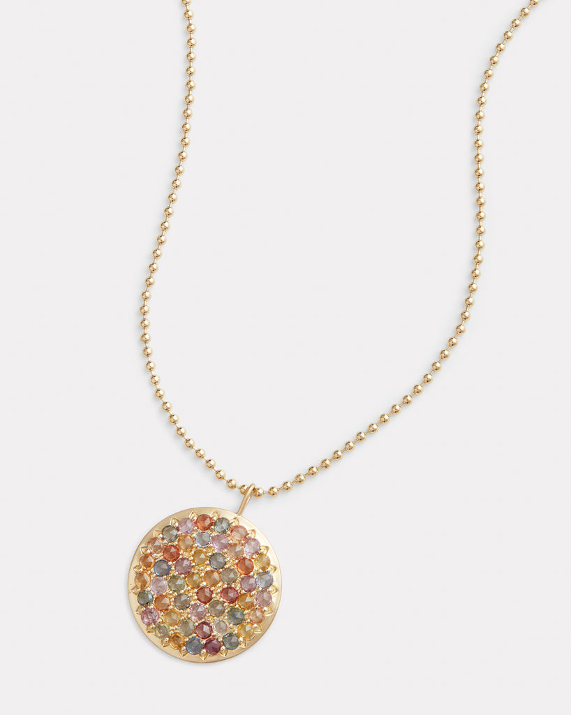 Multicolor Sapphire Necklace