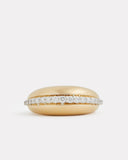 Domed Ring with Diamonds