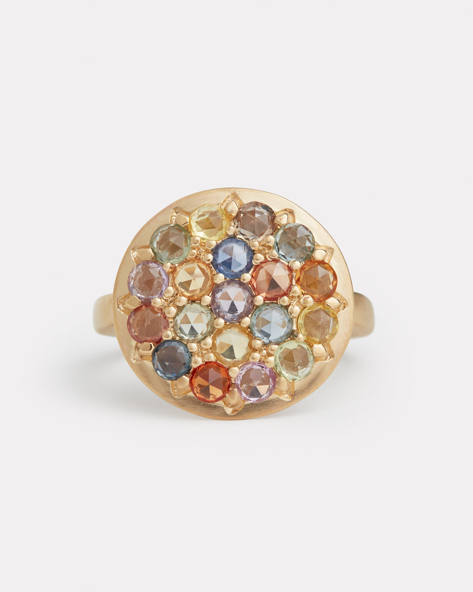 Multicolor Sapphire Ring