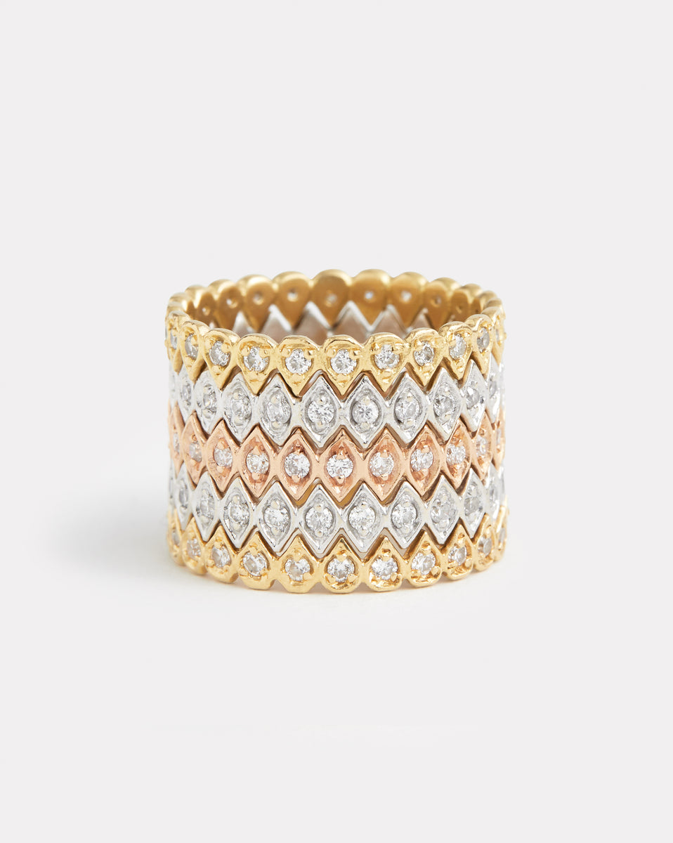 Stackable Diamond Rings